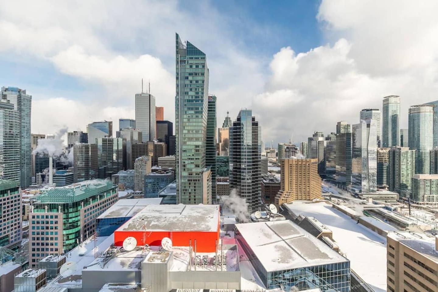 Luxury 1Br Condo - King Bed With City Views Toronto Buitenkant foto